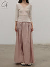 BASERANGE French organic cotton cable knit track pants BAS-TRCA-PO-SU25-CANTIL PINK
